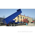 3 gandar dumping tipper trailer